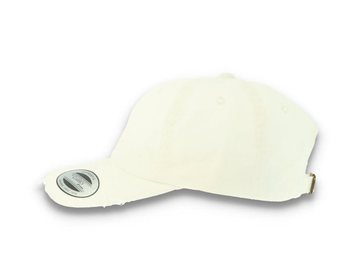 Low Profile Destroyed Cap White 6245DC - LOKK