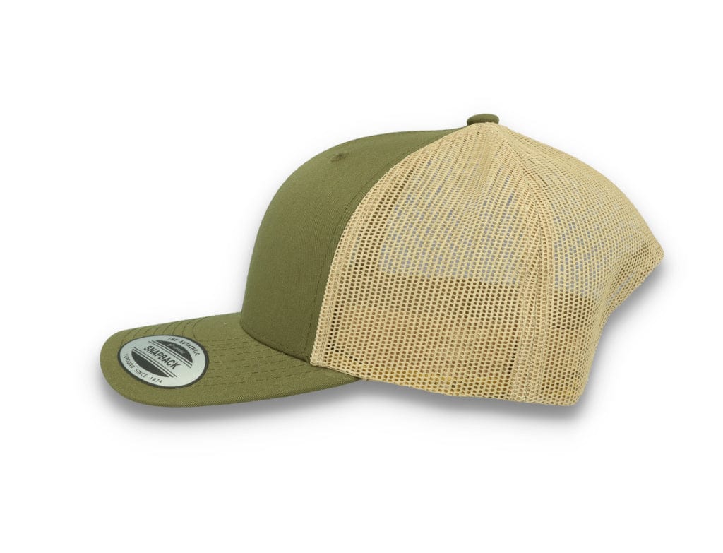 Flexfit 6606T Retro Trucker Moss Green/Khaki - LOKK