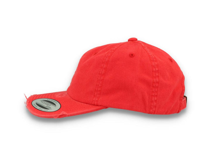 Low Profile Destroyed Cap Red 6245DC - LOKK