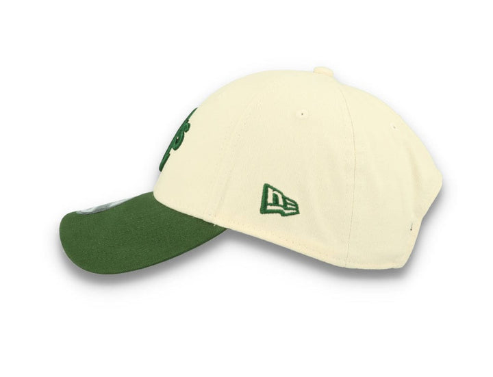 9FORTY MLB Oakland Athletics Off White/Dark Green - LOKK