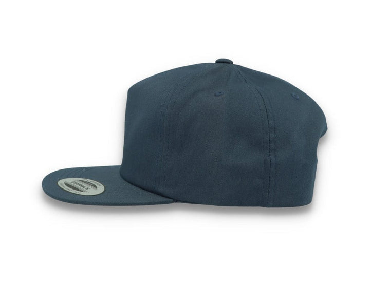 Yupoong 6502 Unstructured 5-Panel Snapback Cap Navy - LOKK