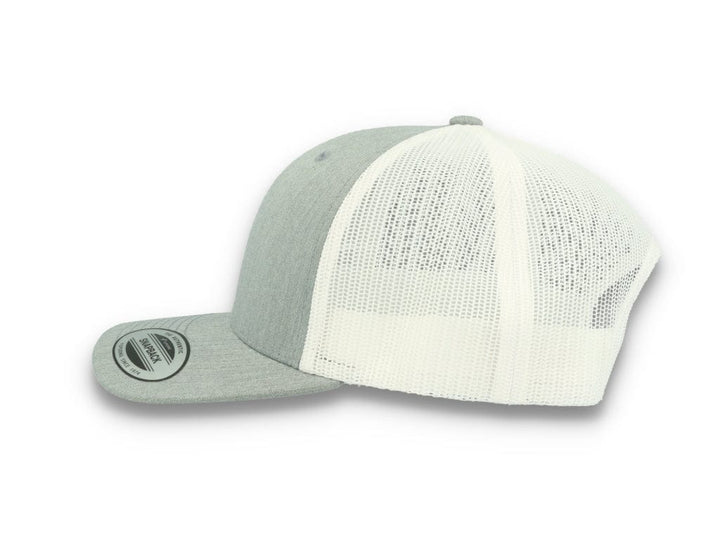 Flexfit 6606T Retro Trucker Heather Grey/White - LOKK