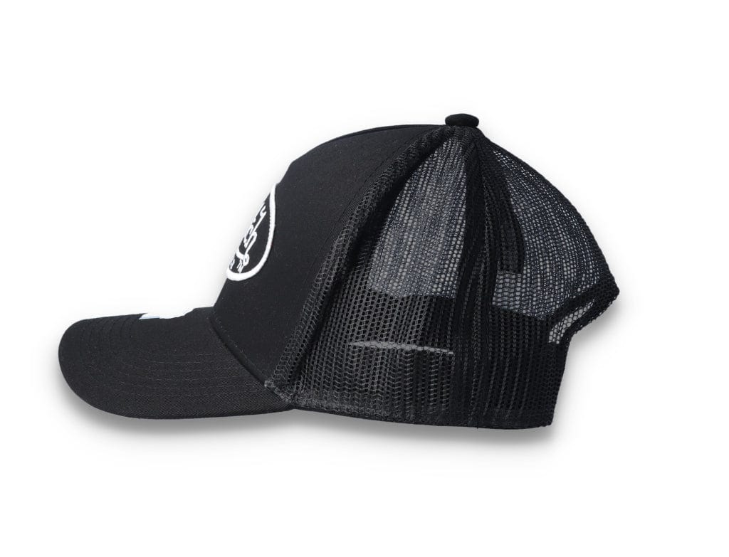 Von Dutch Trucker Cap Black/Black/White - LOKK
