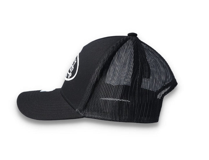 Von Dutch Trucker Cap Black/Black/White - LOKK