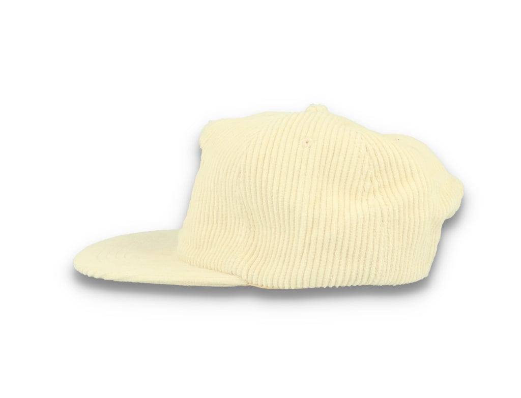 Free & Easy Don't Trip Fat Corduroy Snapback Cap Bone - LOKK