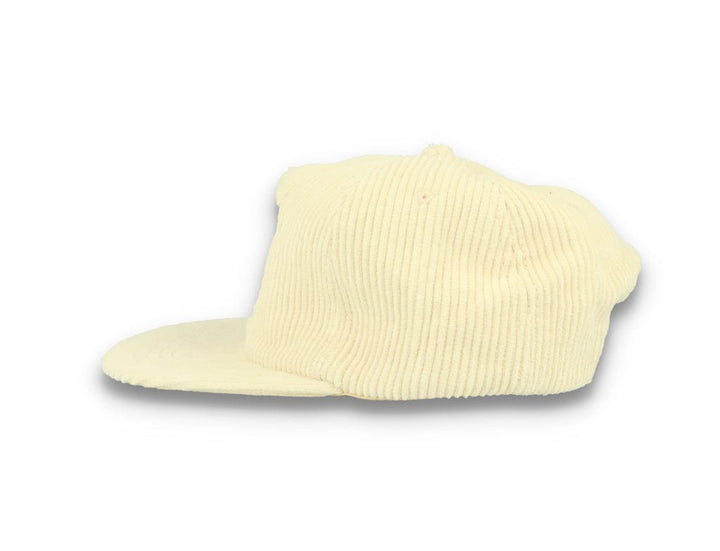 Free & Easy Don't Trip Fat Corduroy Snapback Cap Bone - LOKK