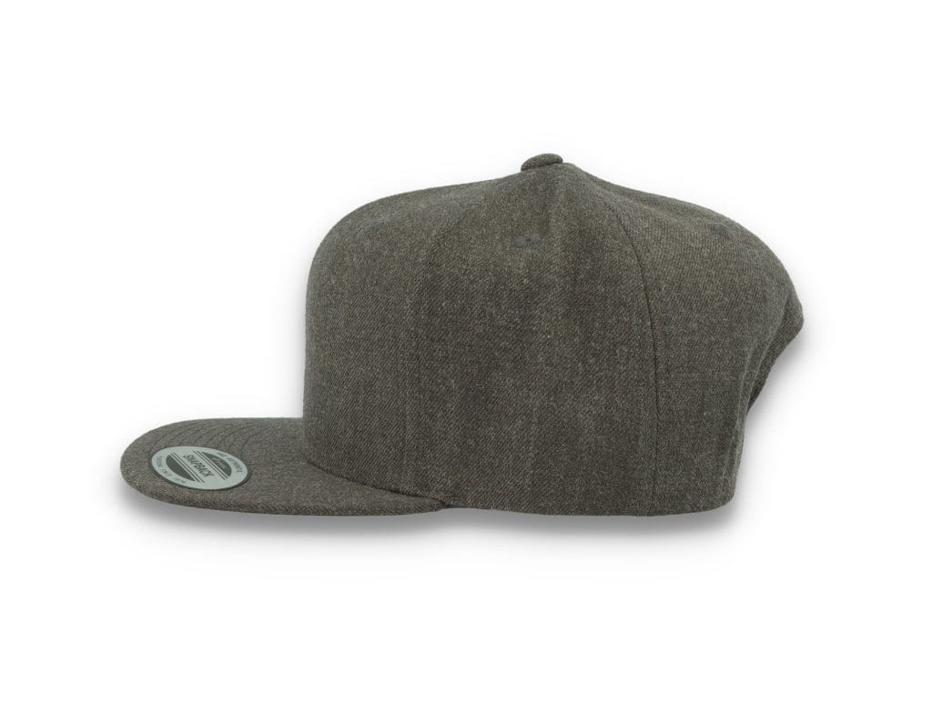 Dark Heather Grey/Dark Grey Snapback Cap - Yupoong 6089M - LOKK