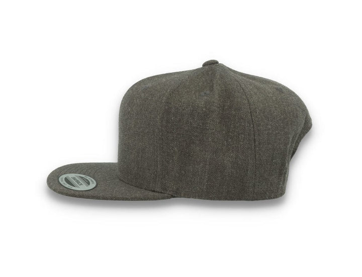 Dark Heather Grey/Dark Grey Snapback Cap - Yupoong 6089M - LOKK