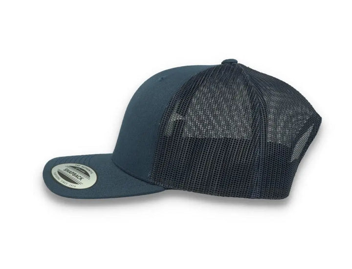 Navy Trucker Cap Retro - Yupoong 6606 - LOKK
