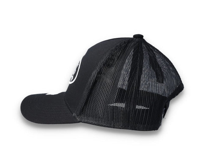 Von Dutch Trucker Cap Black/Black/White - LOKK