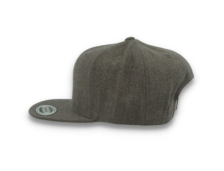 Dark Heather Grey/Dark Grey Snapback Cap - Yupoong 6089M - LOKK