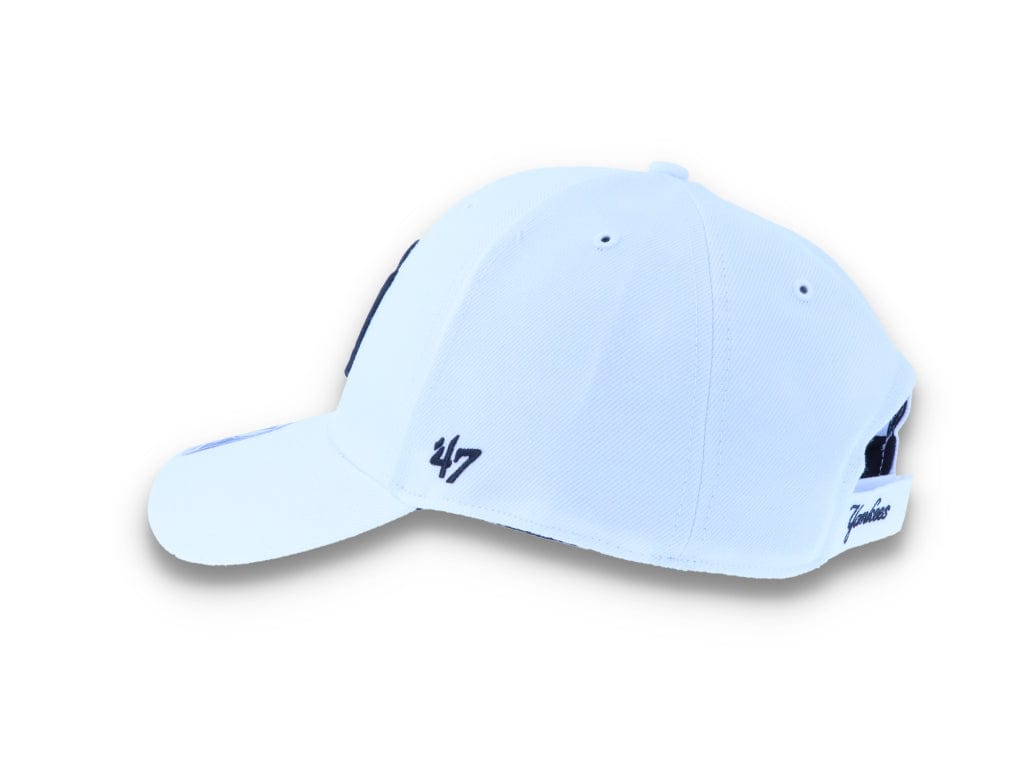 Cap New York Yankees White/Black MLB MVP Wool