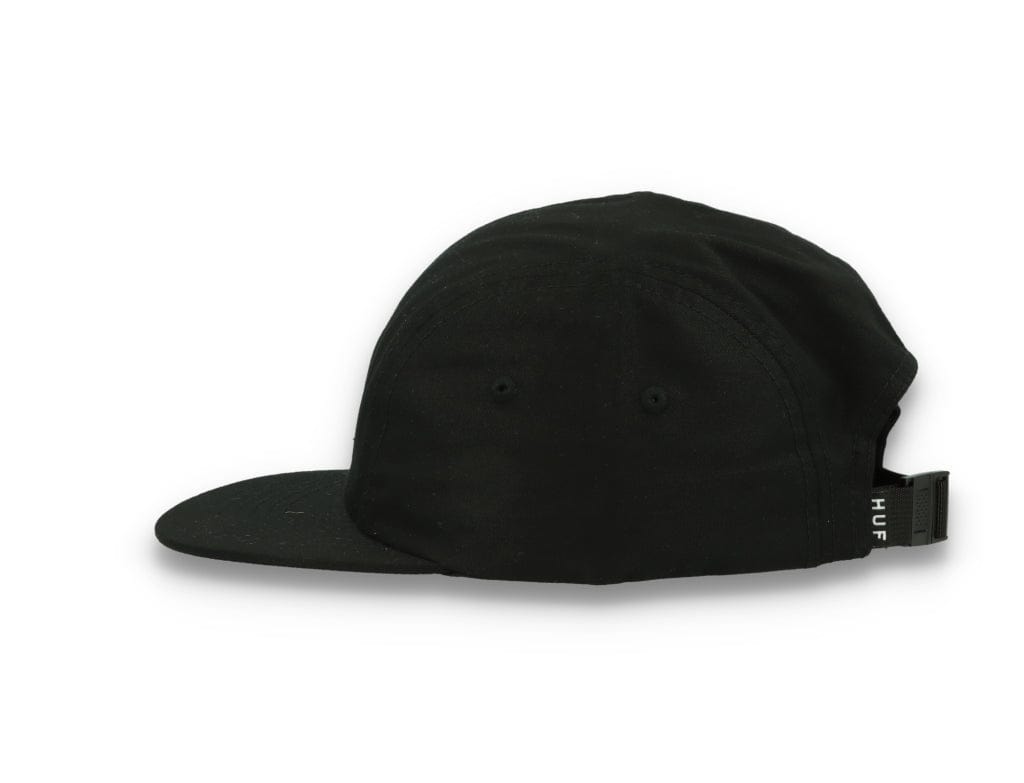 Cap 5-Panel Sort HUF Essential Box Logo Volley Black - LOKK