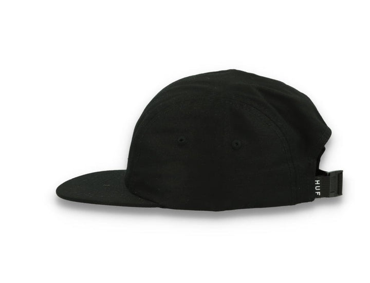 Cap 5-Panel Sort HUF Essential Box Logo Volley Black - LOKK