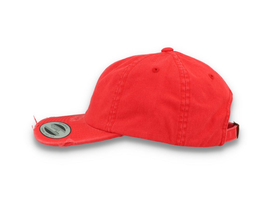 Low Profile Destroyed Cap Red 6245DC - LOKK