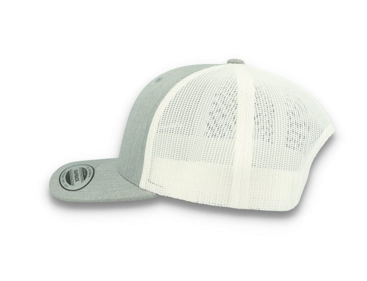 Flexfit 6606T Retro Trucker Heather Grey/White - LOKK