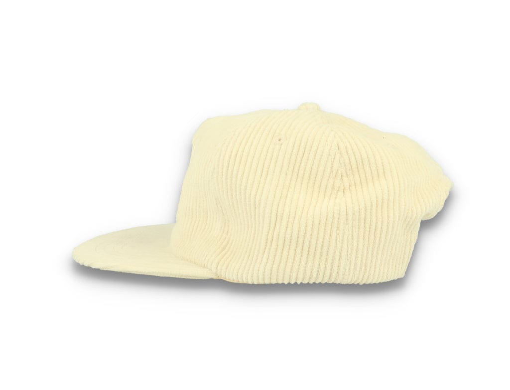 Free & Easy Don't Trip Fat Corduroy Snapback Cap Bone - LOKK