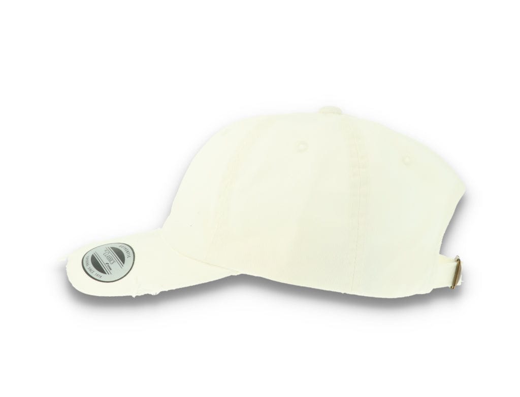 Low Profile Destroyed Cap White 6245DC - LOKK
