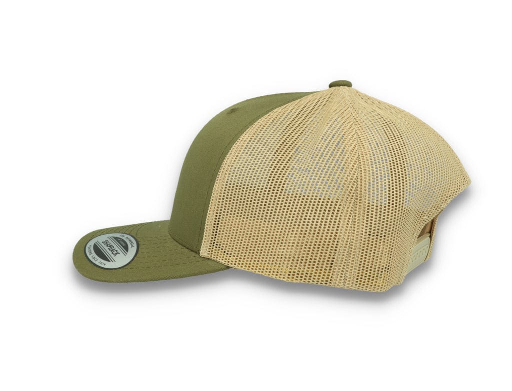 Flexfit 6606T Retro Trucker Moss Green/Khaki - LOKK