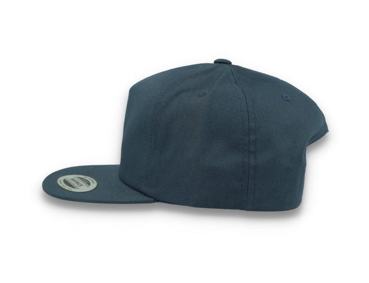 Yupoong 6502 Unstructured 5-Panel Snapback Cap Navy - LOKK