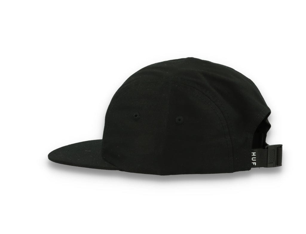 Cap 5-Panel Sort HUF Essential Box Logo Volley Black - LOKK