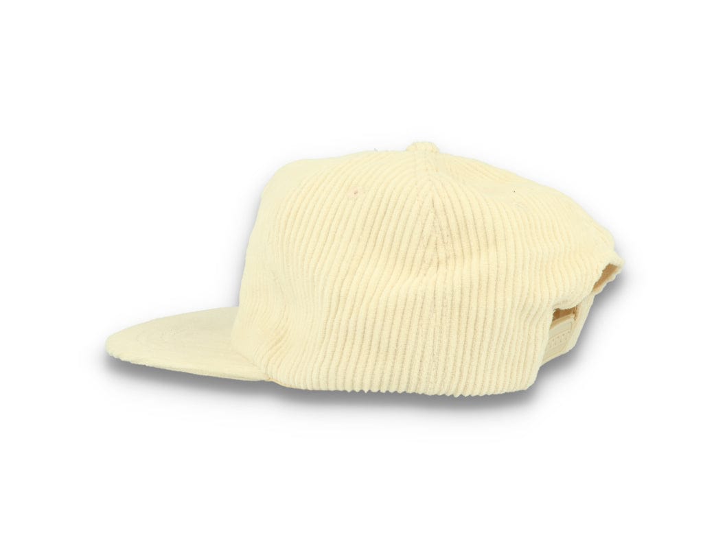 Free & Easy Don't Trip Fat Corduroy Snapback Cap Bone - LOKK