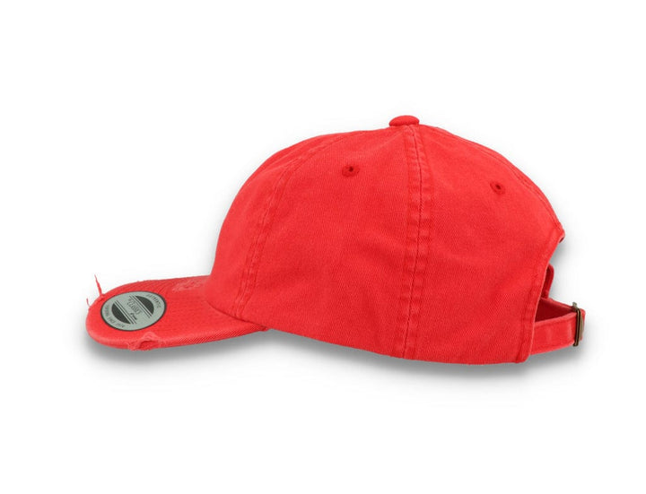 Low Profile Destroyed Cap Red 6245DC - LOKK
