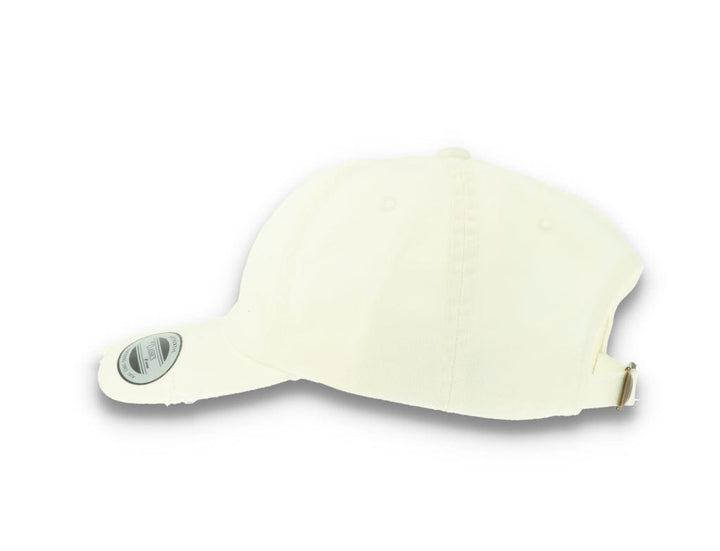 Low Profile Destroyed Cap White 6245DC - LOKK