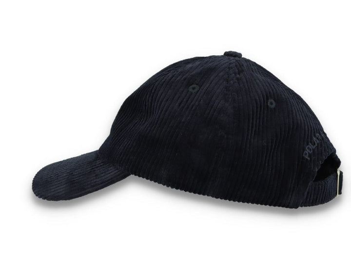 Polar Cord Stroke Logo Cap Navy - LOKK