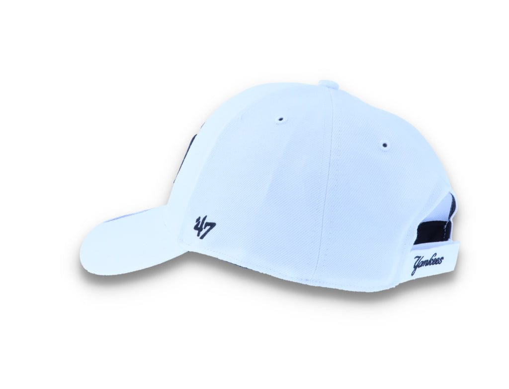 Cap New York Yankees White/Black MLB MVP Wool - LOKK