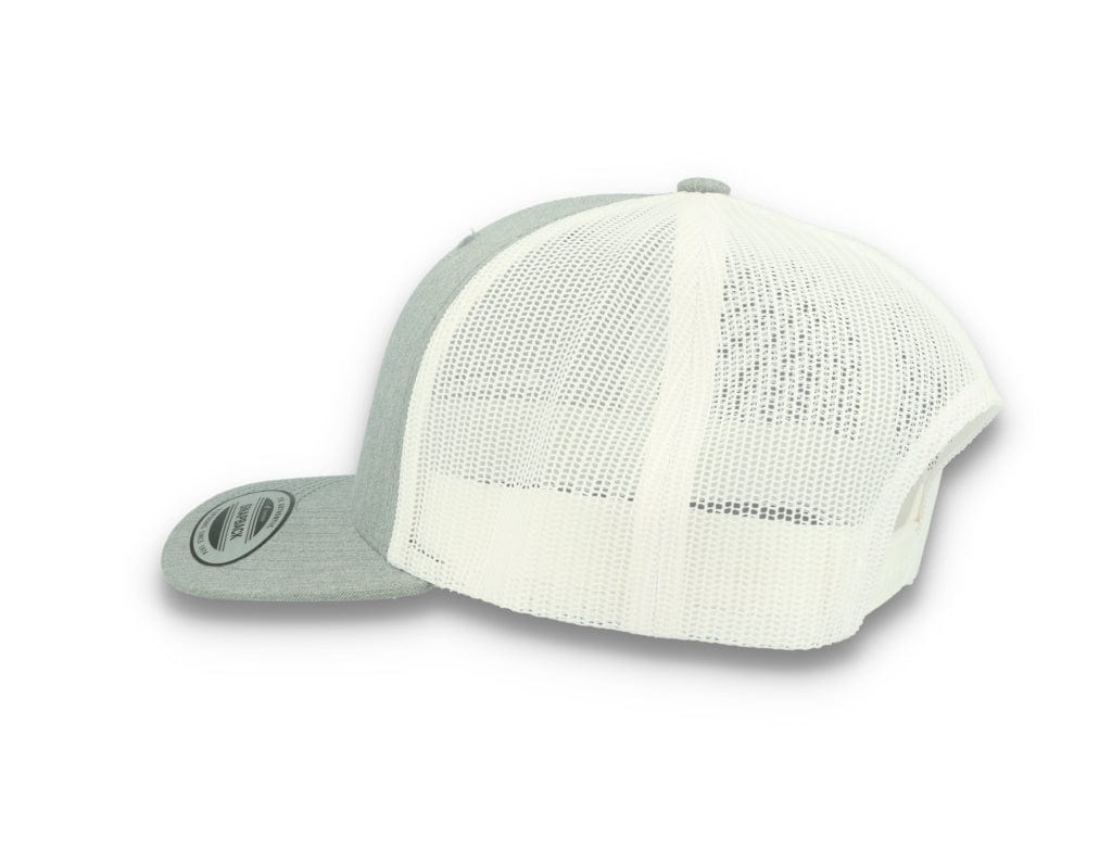 Flexfit 6606T Retro Trucker Heather Grey/White - LOKK