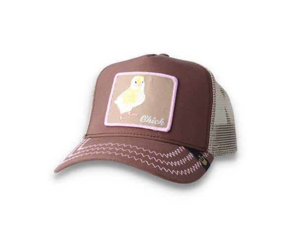 Goorin Trucker Cap Chicky Boom Brown - LOKK