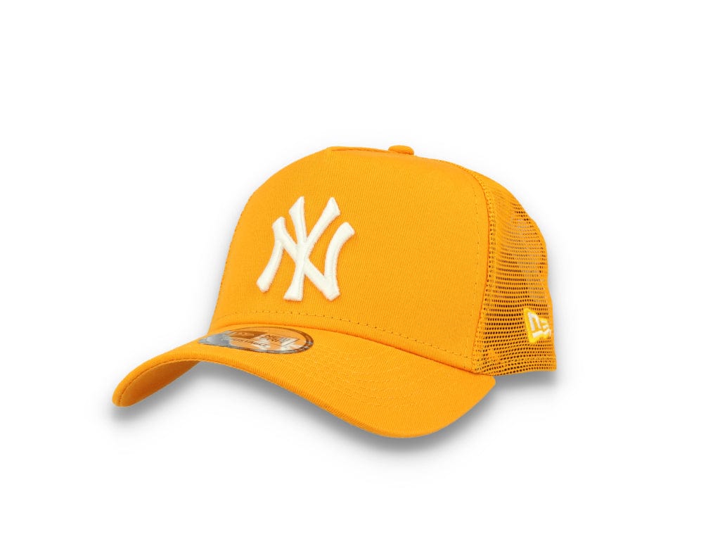 Tonal Mesh Trucker Cap NY Yankees R Gold - LOKK