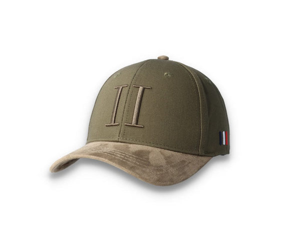 Baseball Cap Suede II Olive Night/Turtle Green - LOKK