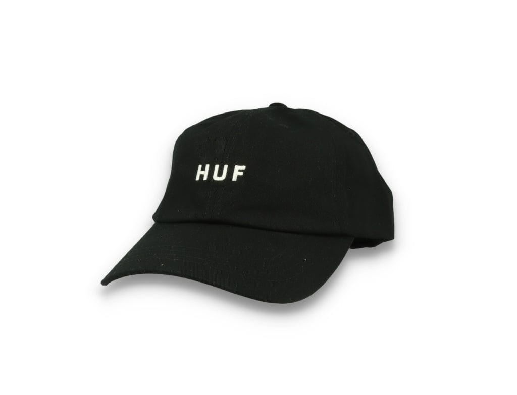 Huf Set Og Cv 6 Panel Hat Black - LOKK