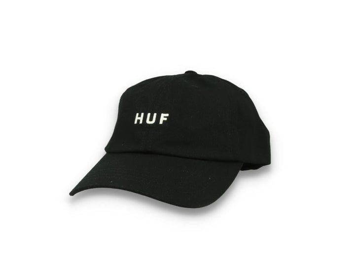 Huf Set Og Cv 6 Panel Hat Black - LOKK