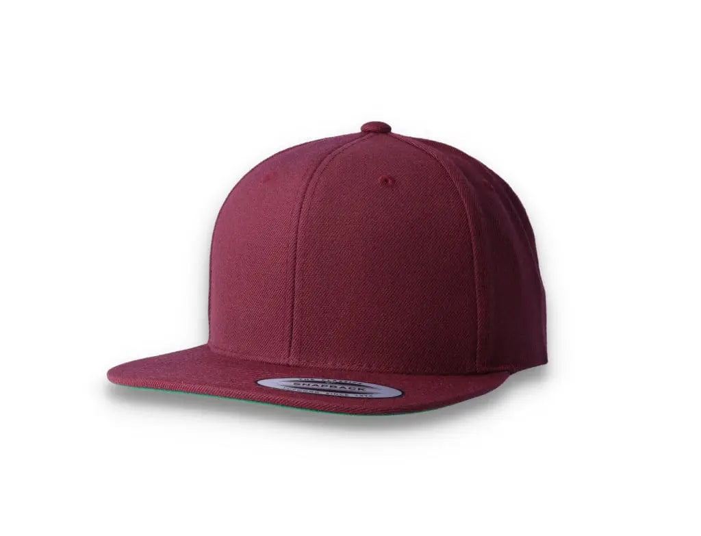 Maroon Snapback Cap - Yupoong 6089M - LOKK