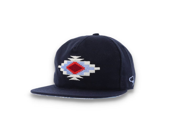 The Ampal Creative Chimayo Wool Navy - LOKK