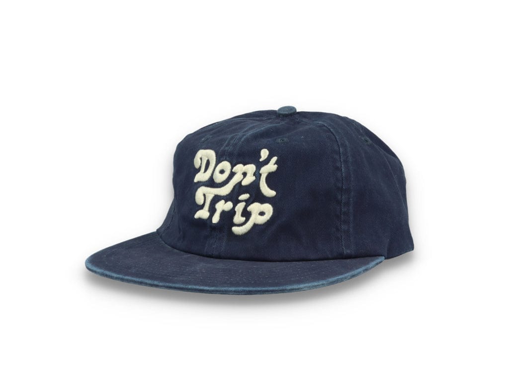 Free & Easy Don't Trip Strapback Hat Washed Navy - LOKK
