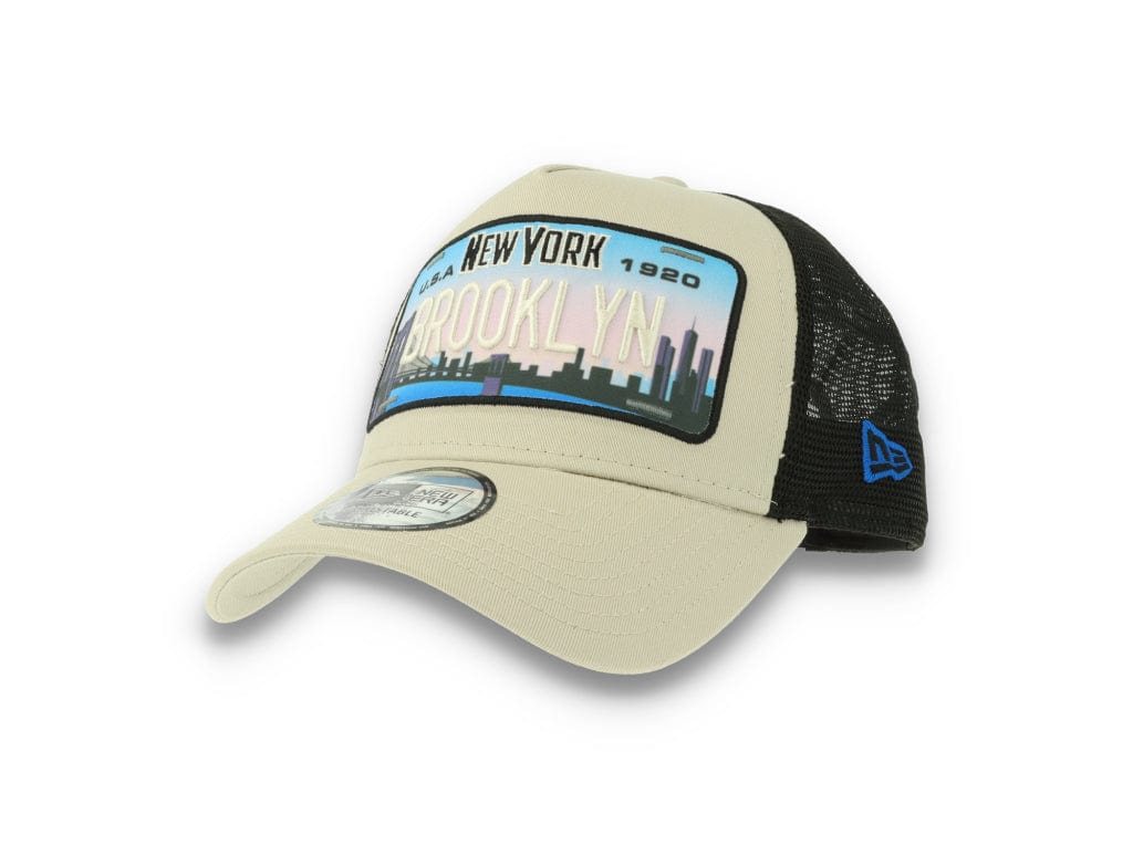 License Plate Trucker New Era  Stone - LOKK