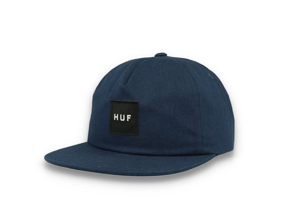 Cap Snapback Essential Unstructured Box Indigo Blue - LOKK