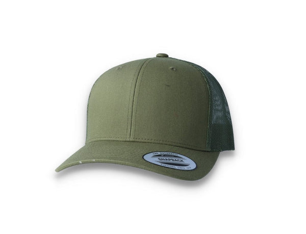 Green Trucker Cap Retro - Yupoong 6606 - LOKK