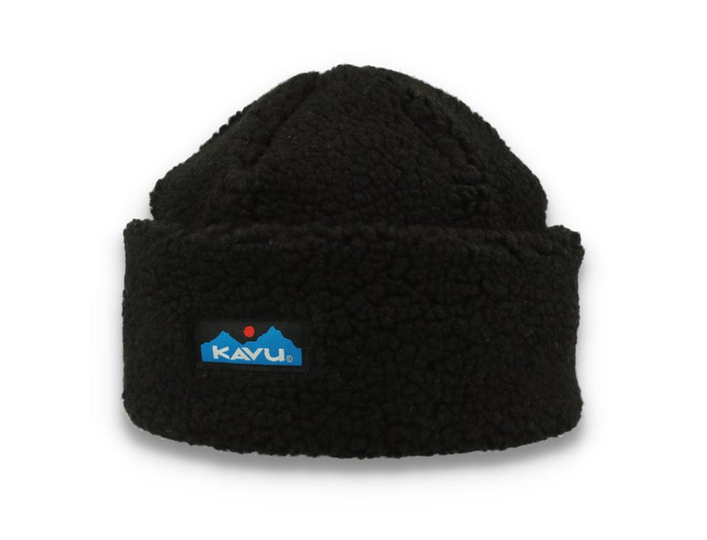 Beanie Fur Ball Black Smoke
