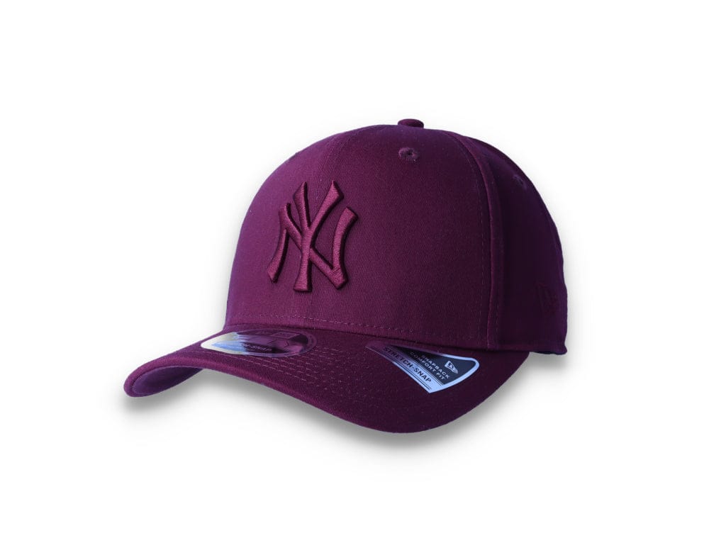 9FIFTY Cap NY Yankees Stretch-Snap League Essential Maroon/Maroon - LOKK