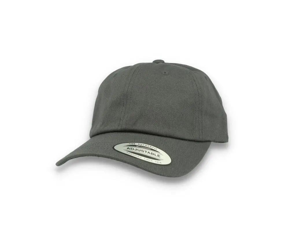 Dark Grey Dad Cap Low Profile Cotton Twill - Yupoong 6245CM - LOKK