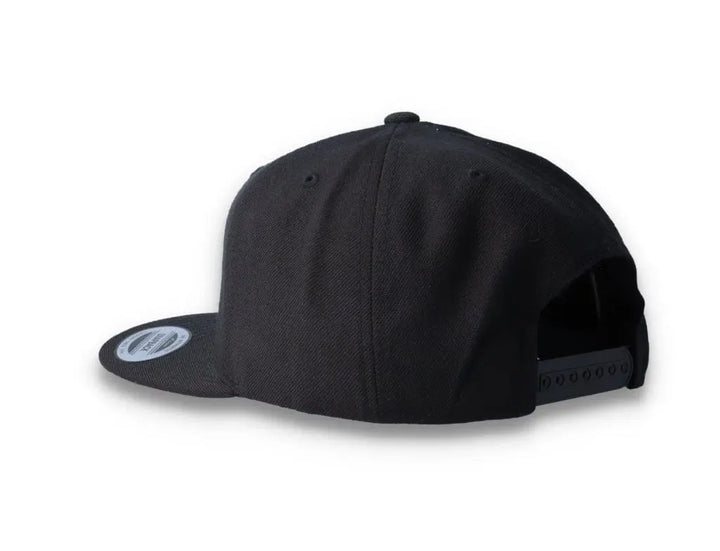 Black/Black Snapback Cap - Yupoong 6089M - LOKK