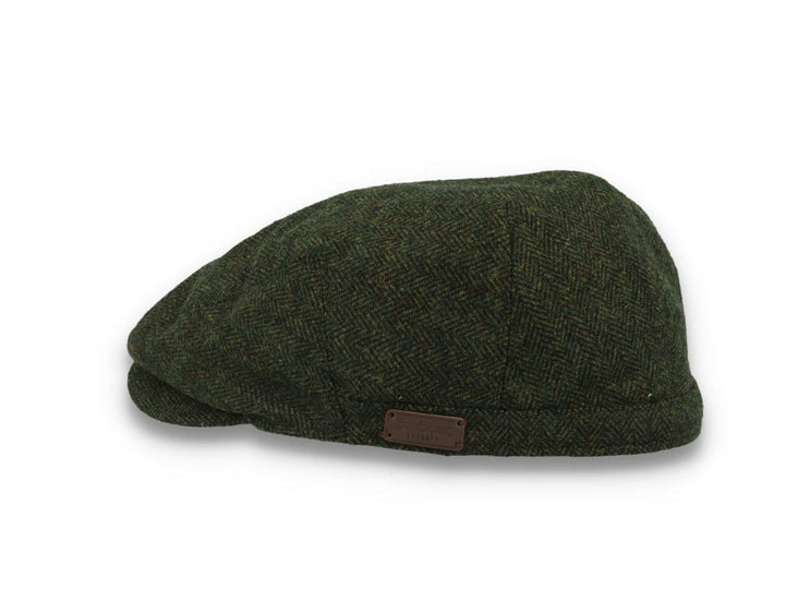 Barbour Barlow Flat Cap Olive - LOKK