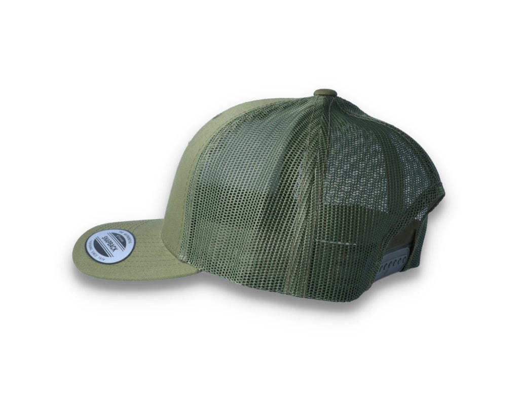 Green Trucker Cap Retro - Yupoong 6606 - LOKK