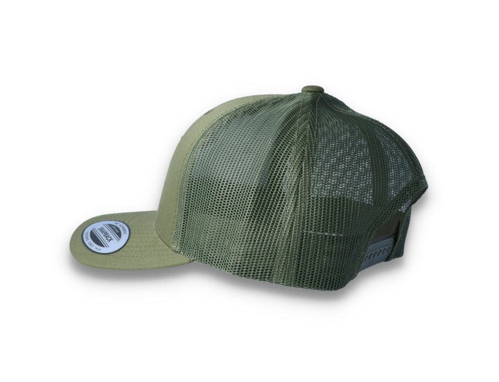 Green Trucker Cap Retro - Yupoong 6606 - LOKK