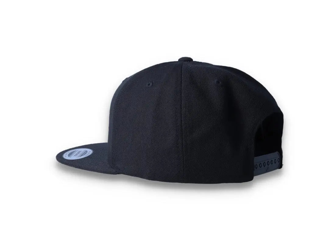 Black Snapback Cap - Yupoong 6089M - LOKK